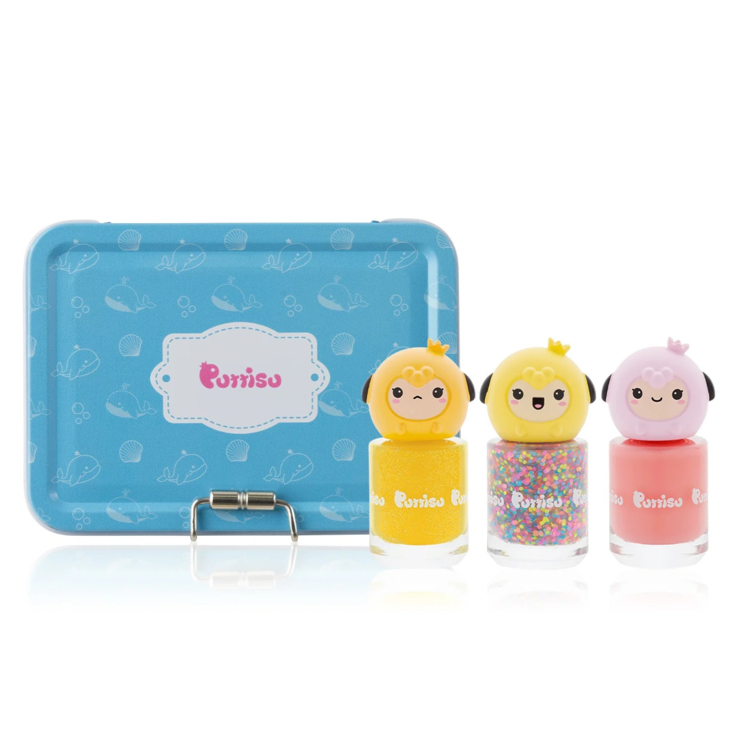 Kids - Puttisu 3 Color Nail Art Set