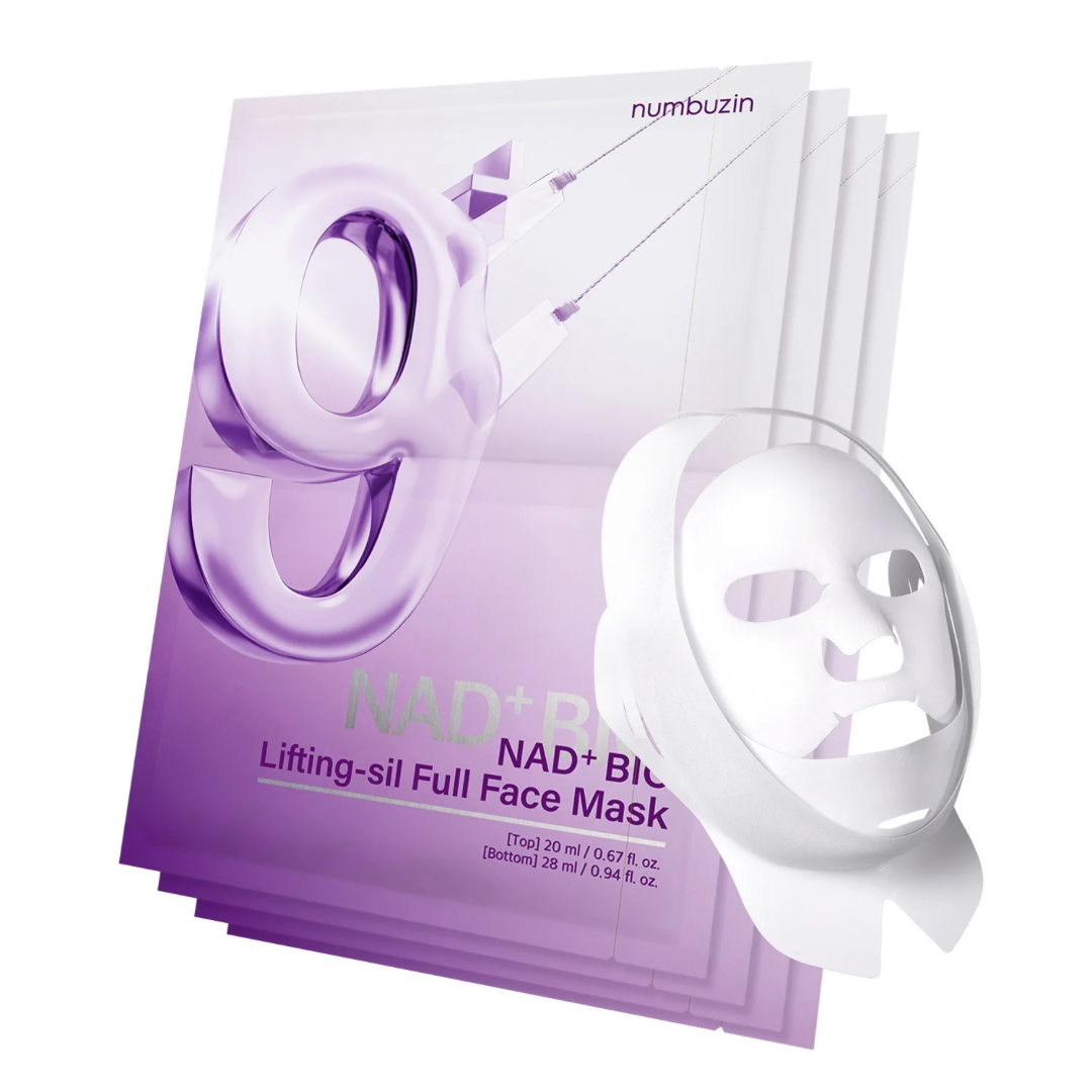 Sheet Mask - Numbuzin 9 NAD+ BIO Lifting-sil Full Face Mask 1pc