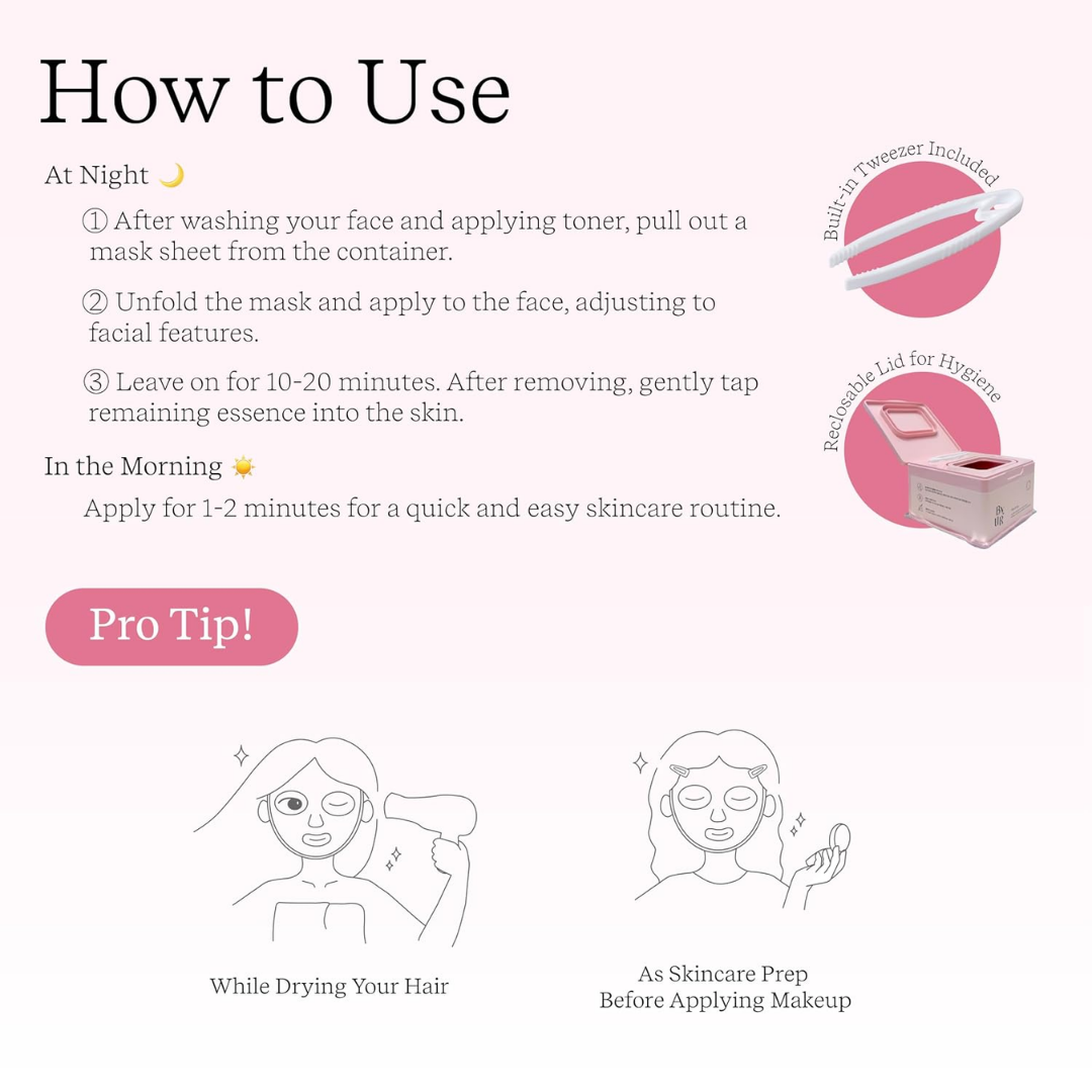 Sheet Mask - ByUR Vita Giving Daily Aqua Serum Mask Box (30 sheets)