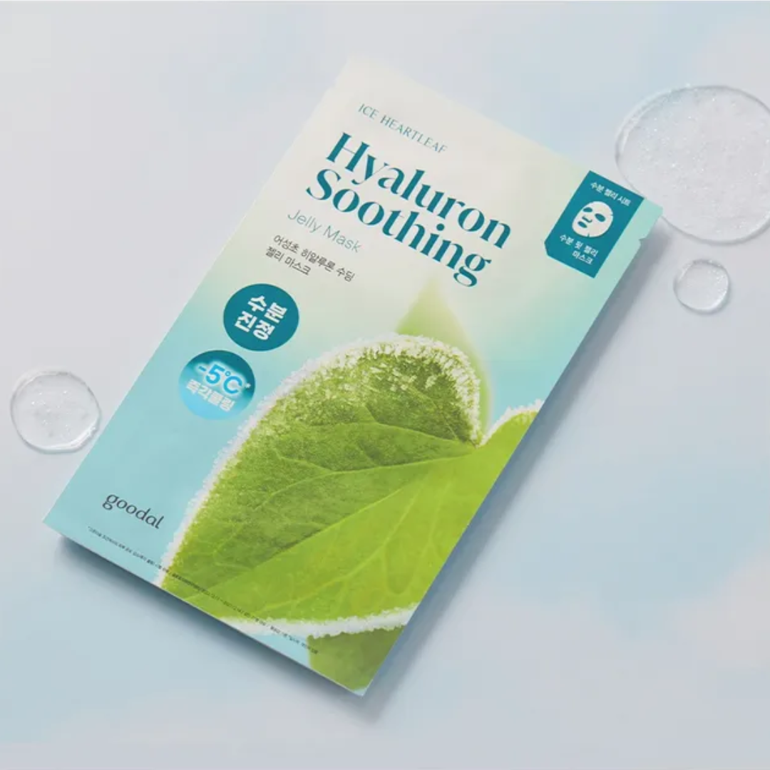 Sheet Mask - Goodal Ice Heartleaf Hyaluron Soothing Jelly Mask 1pc