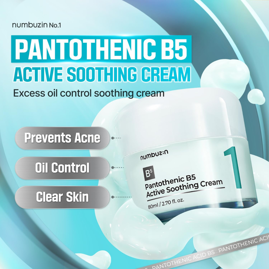 Moisturizer - Numbuzin No. 1 Pantothenic B5 Active Soothing Cream