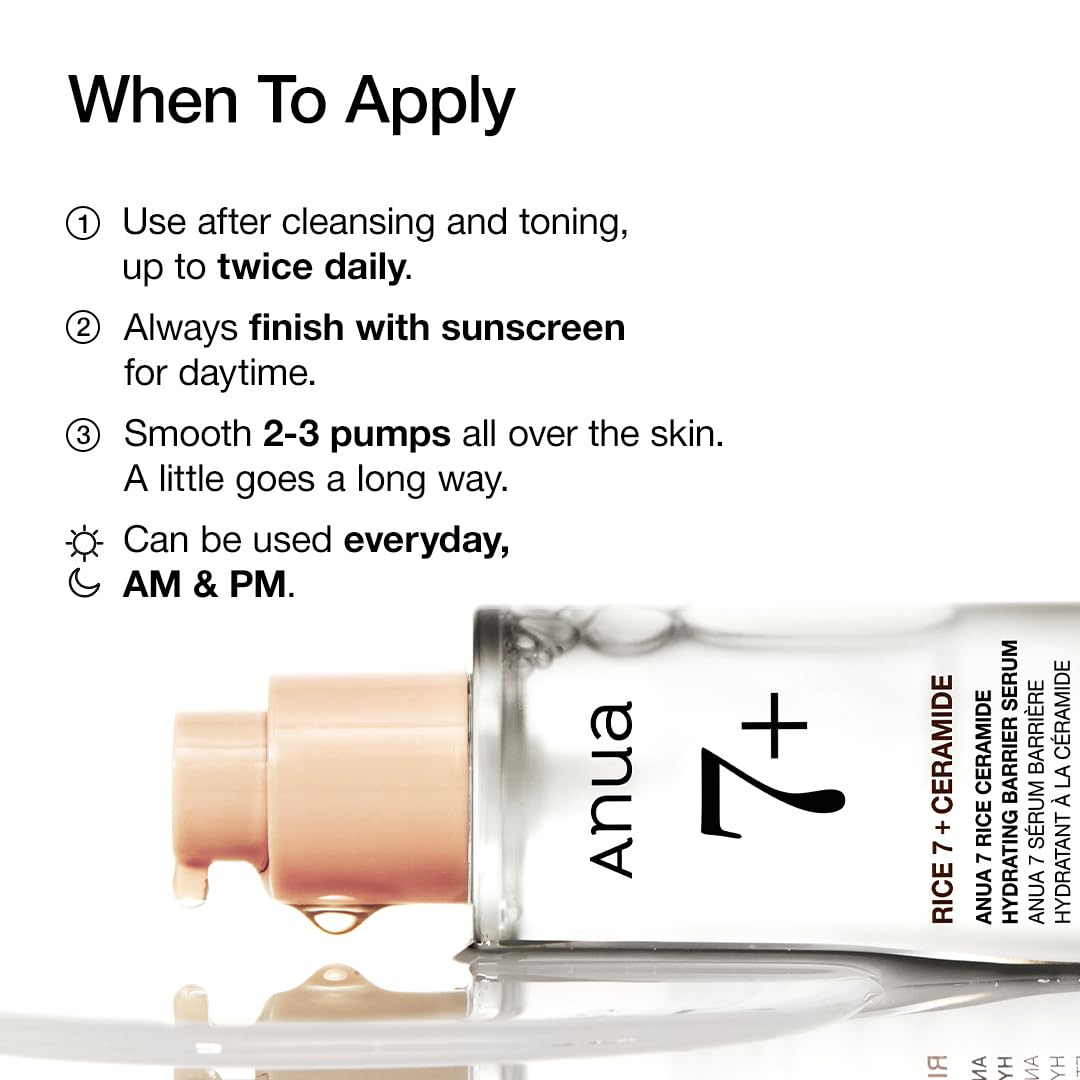 Serum - Anua 7 Rice Ceramide Hydrating Barrier Serum