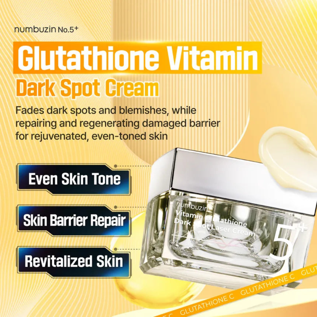 Moisturizer - Numbuzin No.5+ Vitamin Glutathione Dark Spot Laser Cream