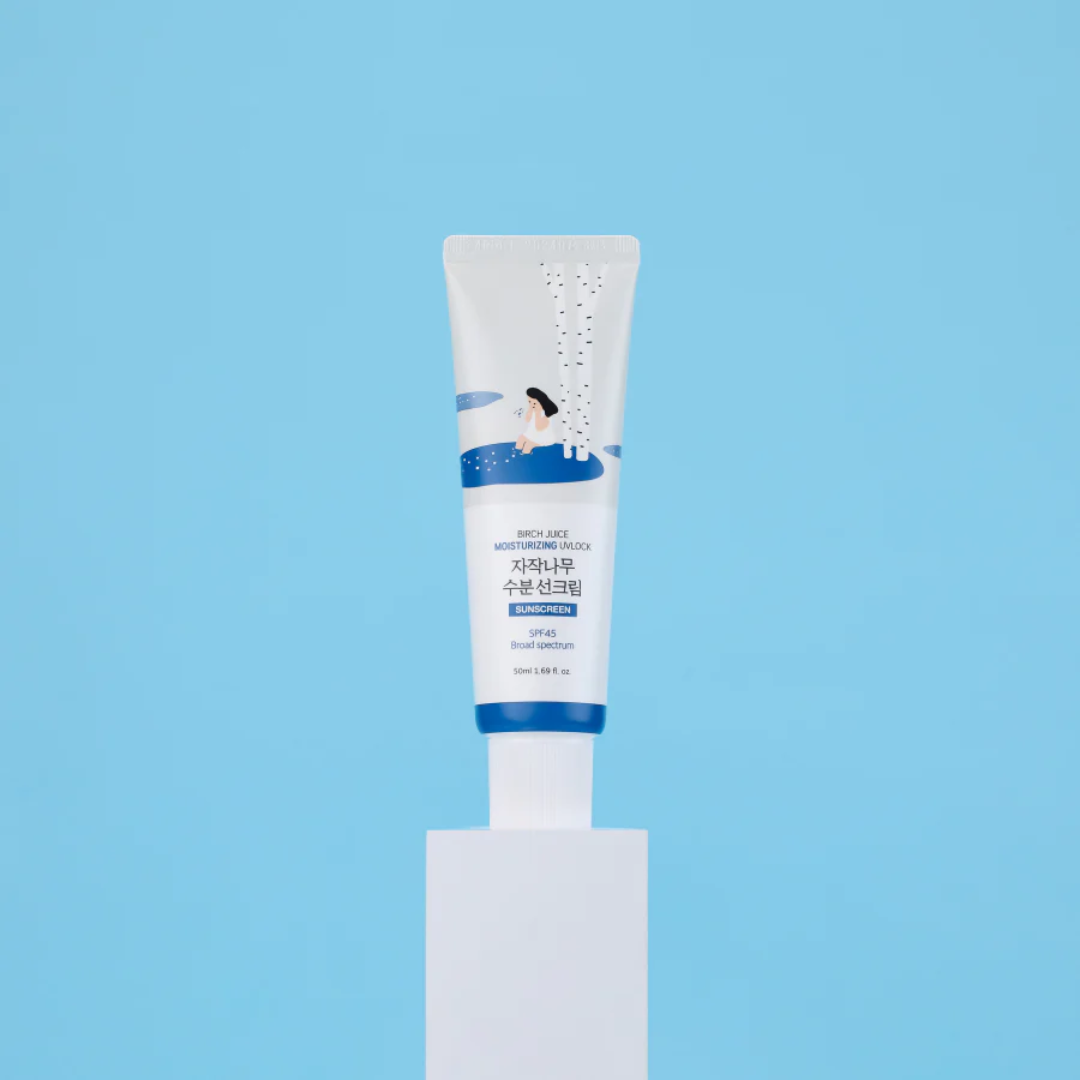 Sunscreen - Round Lab Birch Moisturizing Sunscreen UVLock SPF 45+ Broad Spectrum