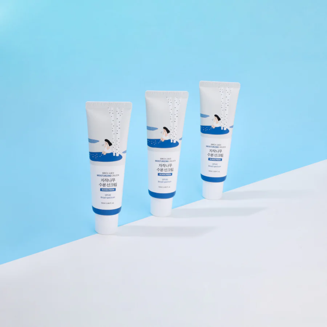 Sunscreen - Round Lab Birch Moisturizing Sunscreen UVLock SPF 45+ Broad Spectrum