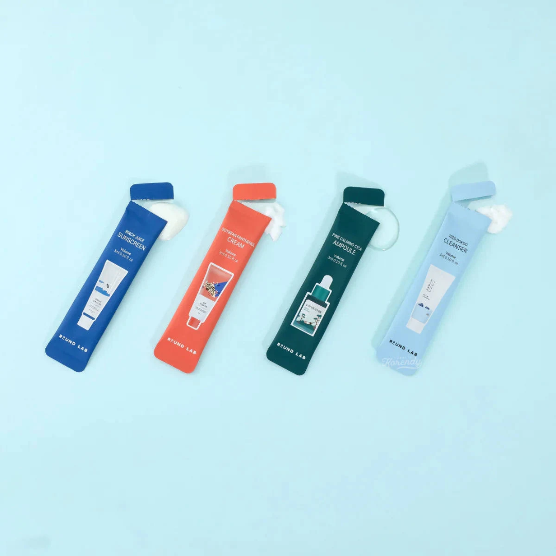 Trial Kit - Round Lab Stick Pouch Kit (4 Essential Sticks)