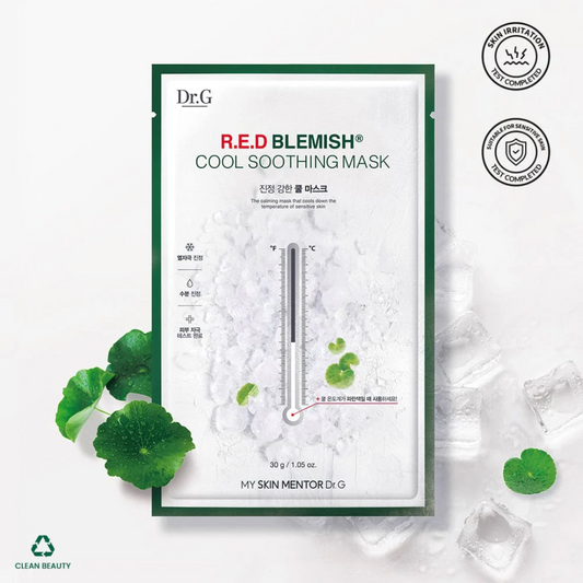 Sheet Mask - Dr. G Red Blemish Cool Soothing Mask 1pc