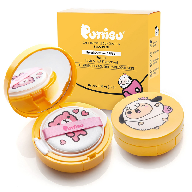 Kids - Puttisu Safe Baby Mild Sun Cushion Sunscreen