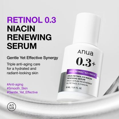 Serum - Anua Retinol™ 0.3% + Niacin Renewing Serum