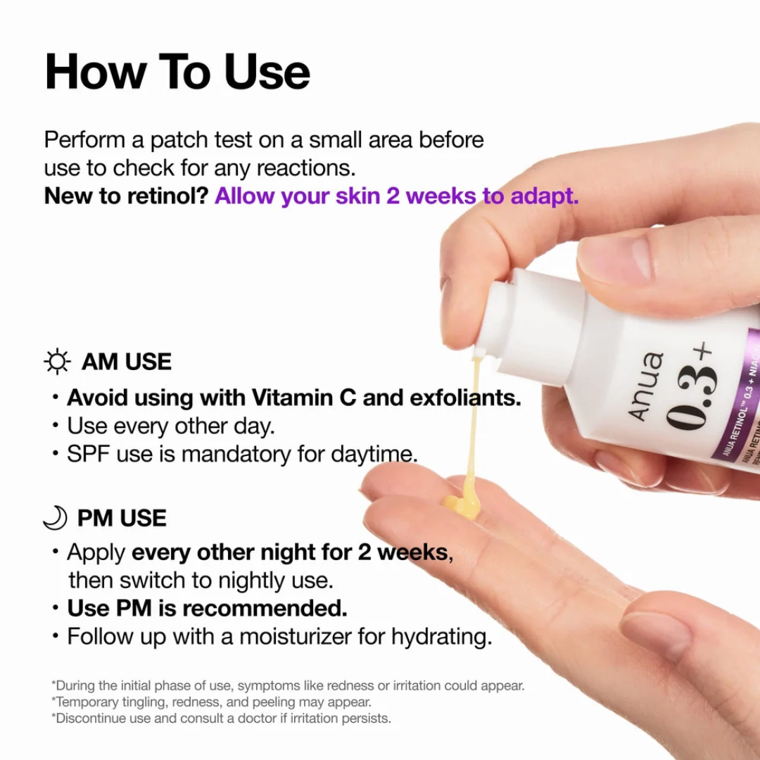 Serum - Anua Retinol™ 0.3% + Niacin Renewing Serum
