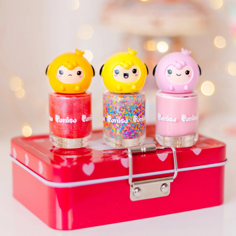 Kids - Puttisu 3-Color Nail Art Set