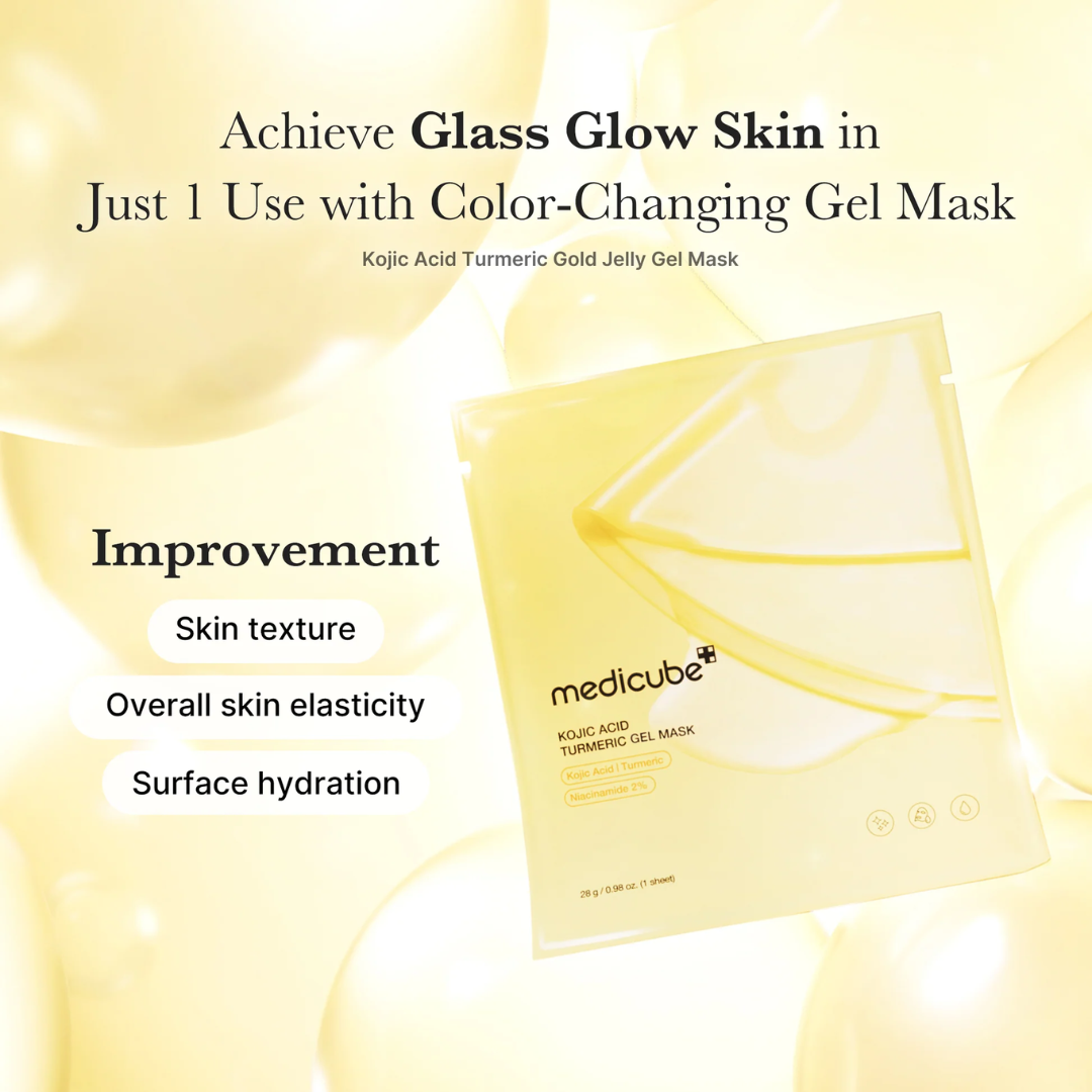 Sheet Mask - Medicube Kojic Acid Turmeric Brightening Gel Mask 1pc