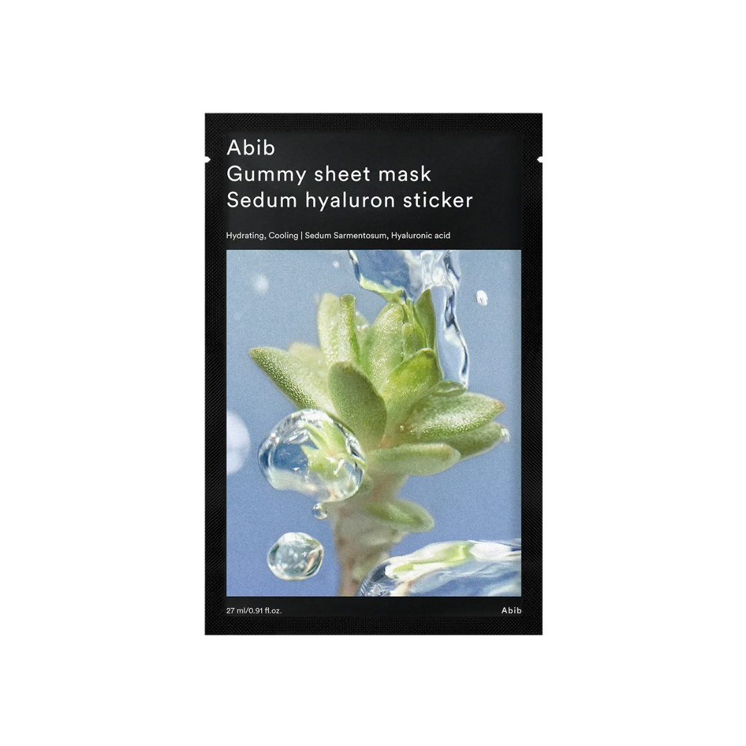 Sheet Mask - Abib Gummy Sheet Mask Sedum Hyaluronic Acid Sticker 1pc