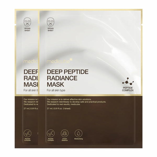 Sheet Mask - Medicube Deep Peptide Radiance Mask 1pc – Sokit Beauty