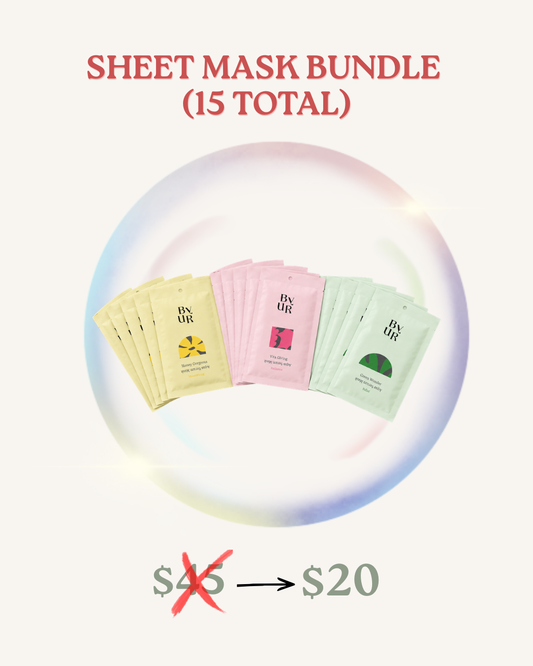ByUR Sheet Mask Bundle (15 pcs)