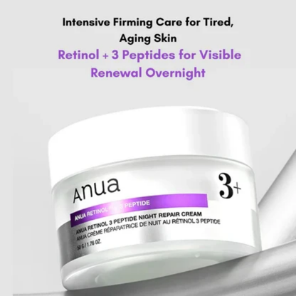 Moisturizer - Anua Retinol 3 Peptide Night Repair Cream