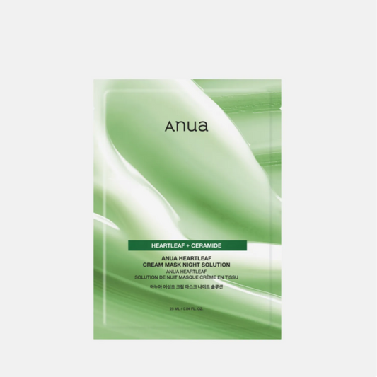 Sheet Mask - Anua Heartleaf Cream Sheet Mask Night Solution 1pc