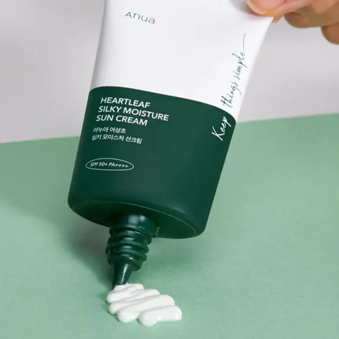Sunscreen - Anua Heartleaf Silk Moisture Sun Cream