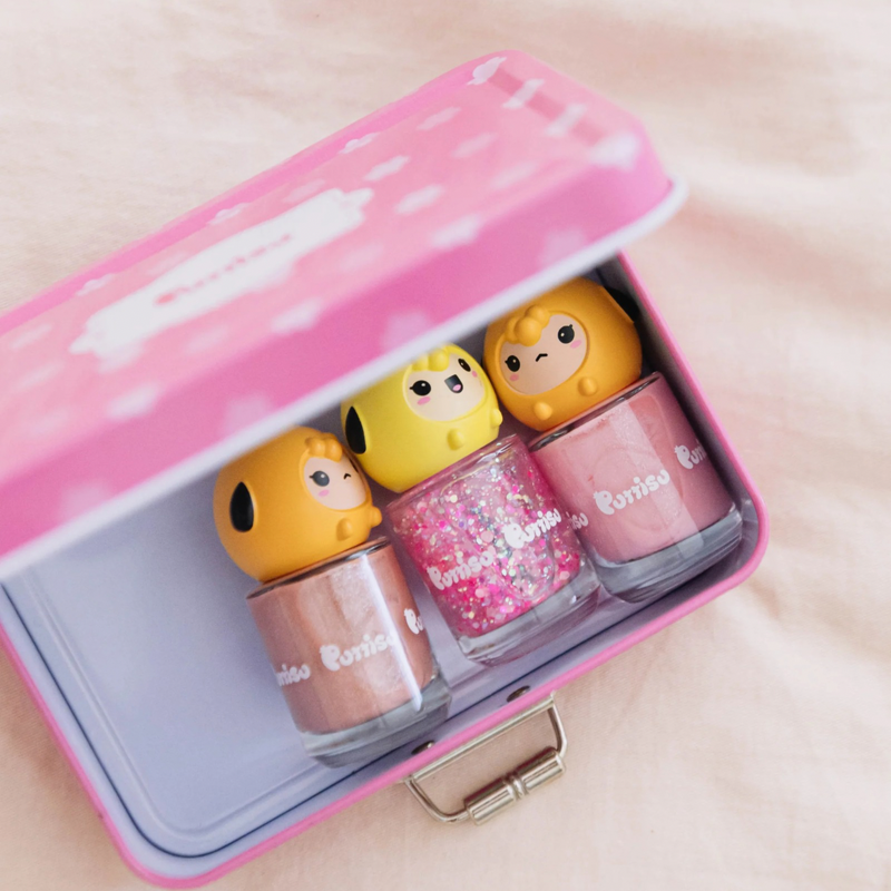 Kids - Puttisu 3-Color Nail Art Set