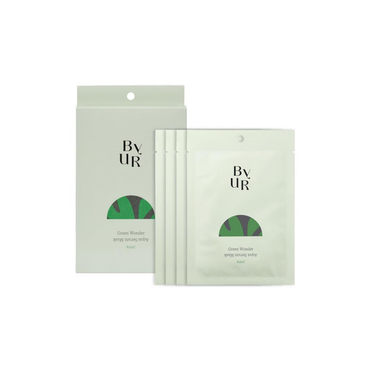Sheet Mask - ByUR Green Serum Mask Pack x4