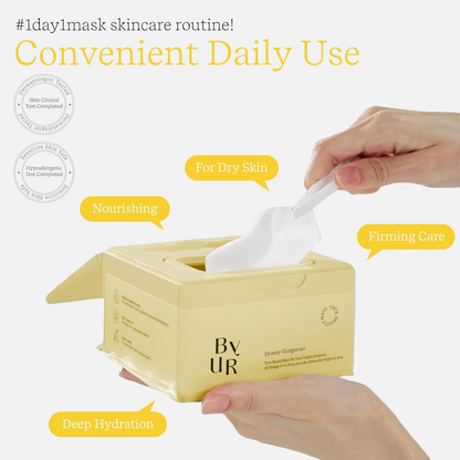 Sheet Mask - ByUR Honey Gorgeous Daily Aqua Serum Mask Box (30 sheets)