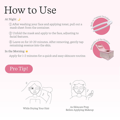 Sheet Mask - ByUR Vita Giving Daily Aqua Serum Mask Box (30 sheets)