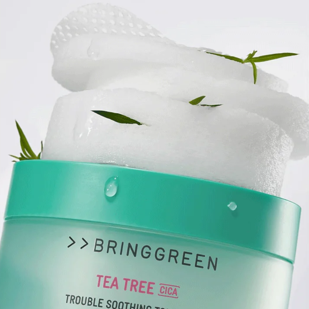 Toner - BRINGGREEN Tea Tree Cica Trouble Soothing Toner Pad