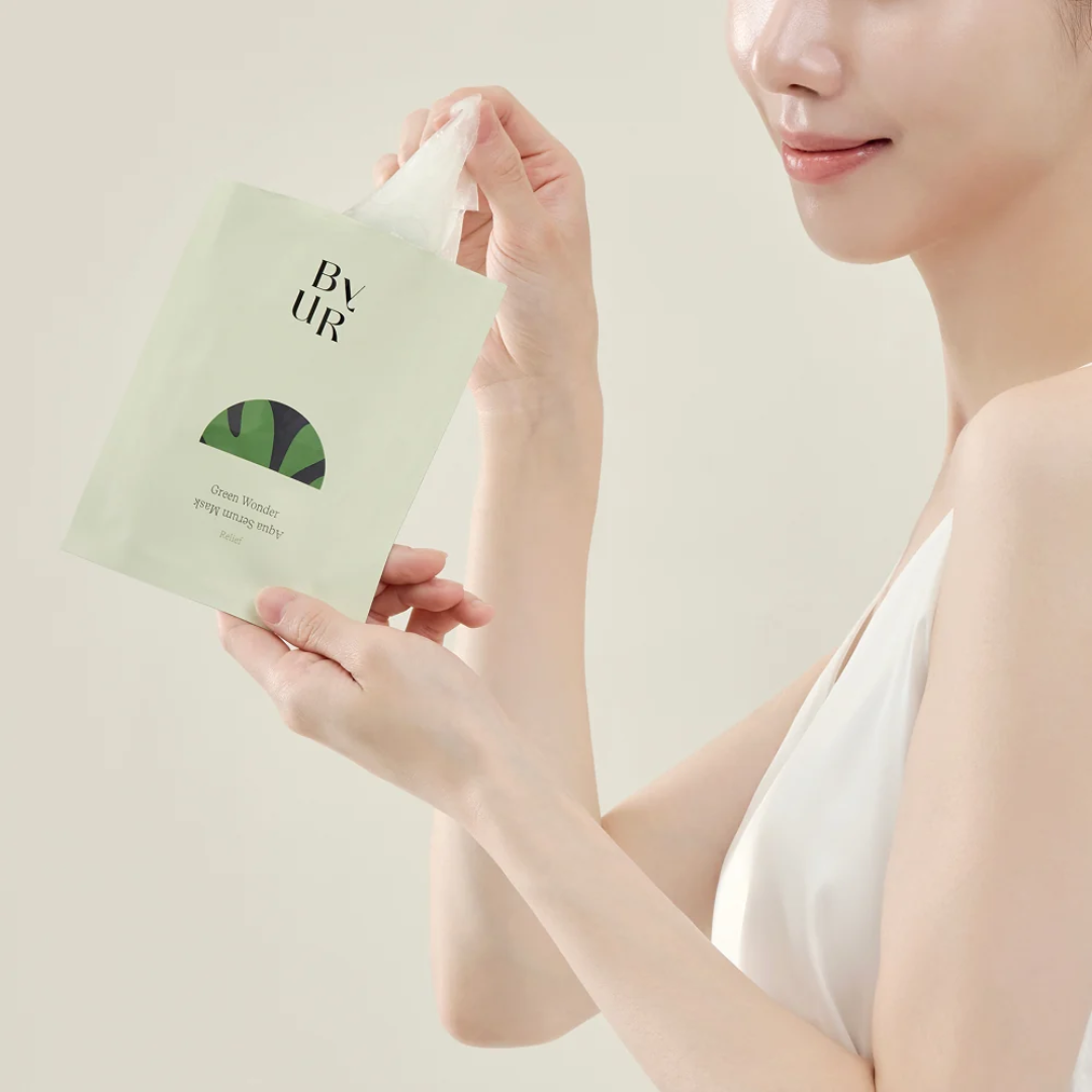 Sheet Mask - ByUR Green Wonder Aqua Serum Mask
