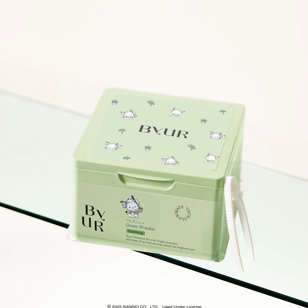 Sheet Mask - ByUR Sanrio Green Wonder Daily Aqua Serum Mask Box (30 sheets)