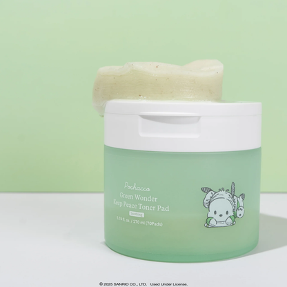 Toner - ByUR Sanrio Green Wonder Keep Peace Toner Pad