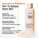 Toner - Anua Rice 70 Glow Milky Toner