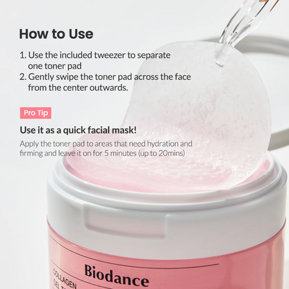 Toner - Biodance Collagen Gel Toner Pads