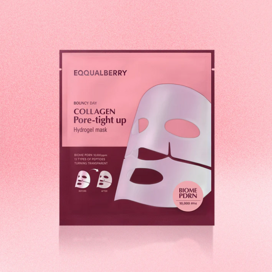 Sheet Mask - Eqqualberry Collagen Pore-Tight Up Hydrogel Mask 1pc