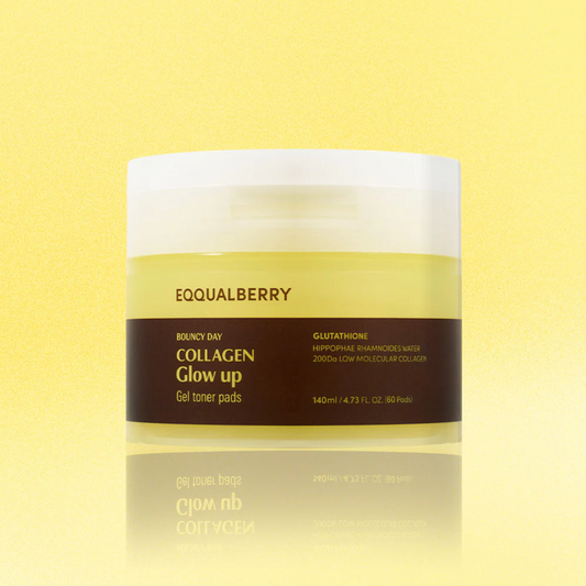 Toner - Eqqualberry Collagen Glow Up Gel Toner Pads