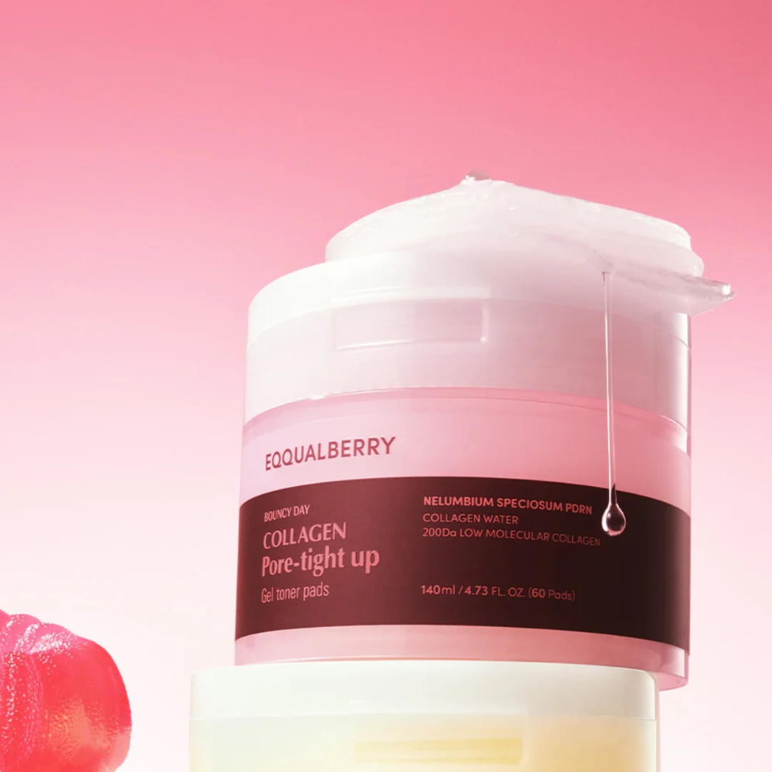 Eqqualberry Collagen Pore-Tight Up Gel Toner Pads