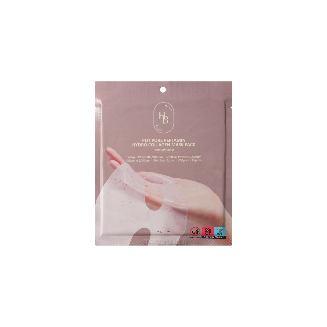 Sheet Mask - HeveBlue Pot Pore Peptamin Hydro Collagen Mask