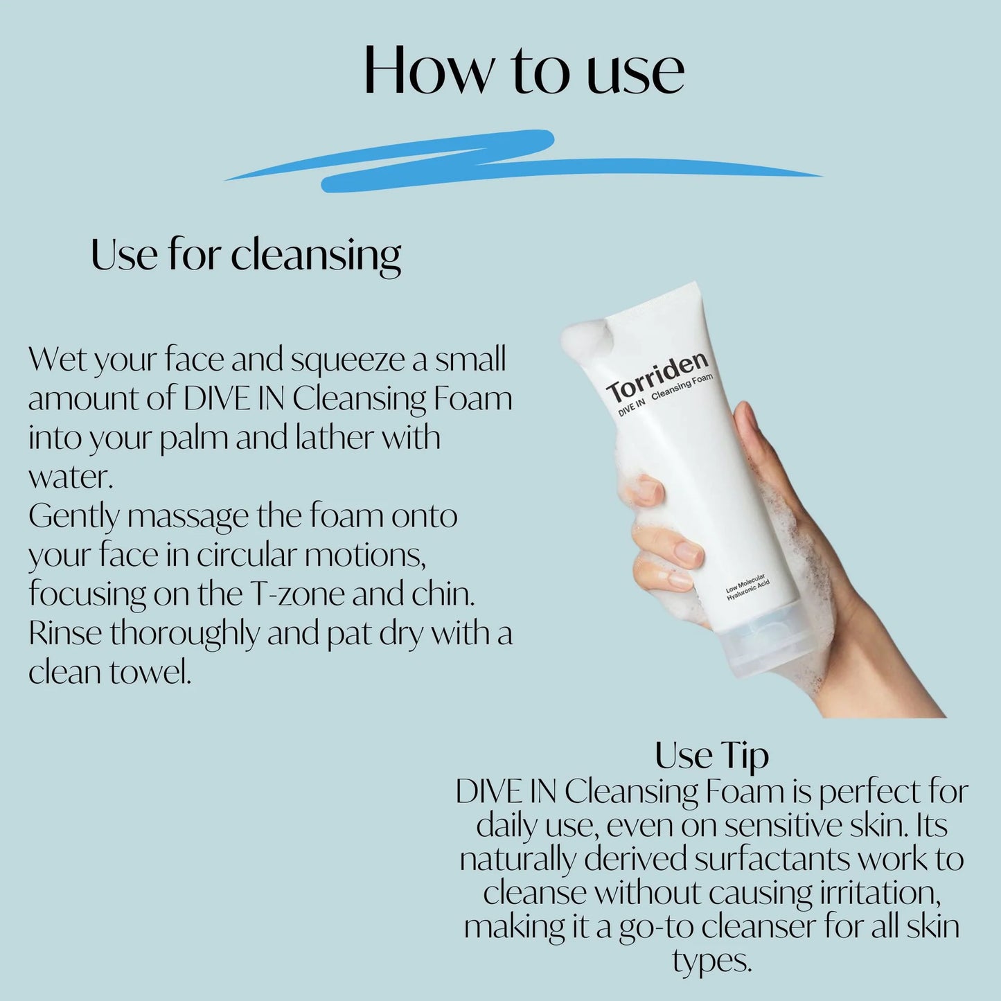 Cleansing Foam - Torriden Dive In Cleansing Foam
