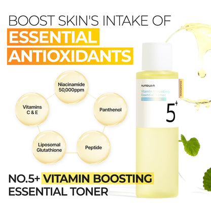 Toner - Numbuzin No.5 Vitamin Boosting Essential Toner