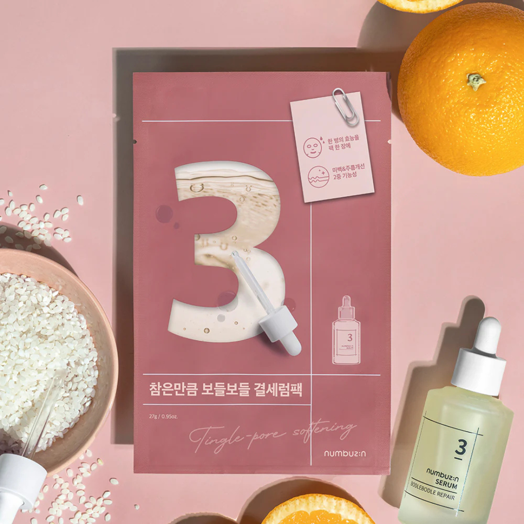 Sheet Mask - Numbuzin No. 3 Tingle Pore Softening 1pc