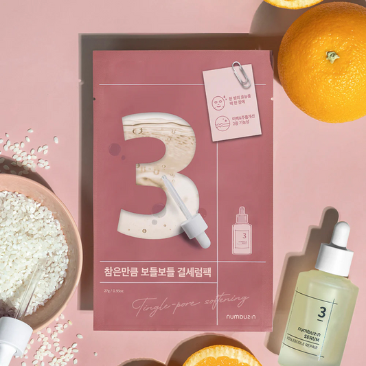 Sheet Mask - Numbuzin No. 3 Tingle Pore Softening 1pc