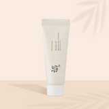 relief sun rice and probiotics sunscreen spf 50 beauty of joseon. 10ml. for all skin types including fungal acne and acne prone skin.  viral korean skincare product