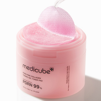 Toner Pad - Medicube PDRN Pink Collagen Toning Gel Toner Pad