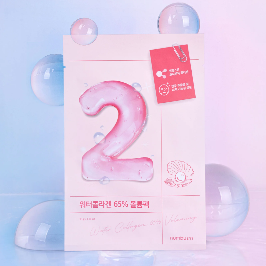 Sheet Mask - Numbuzin No. 2 Water Collagen 65% Volumizing 1pc