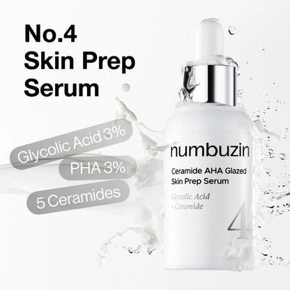 Serum - Numbuzin No.4 Ceramide AHA Glazed Skin Prep Serum
