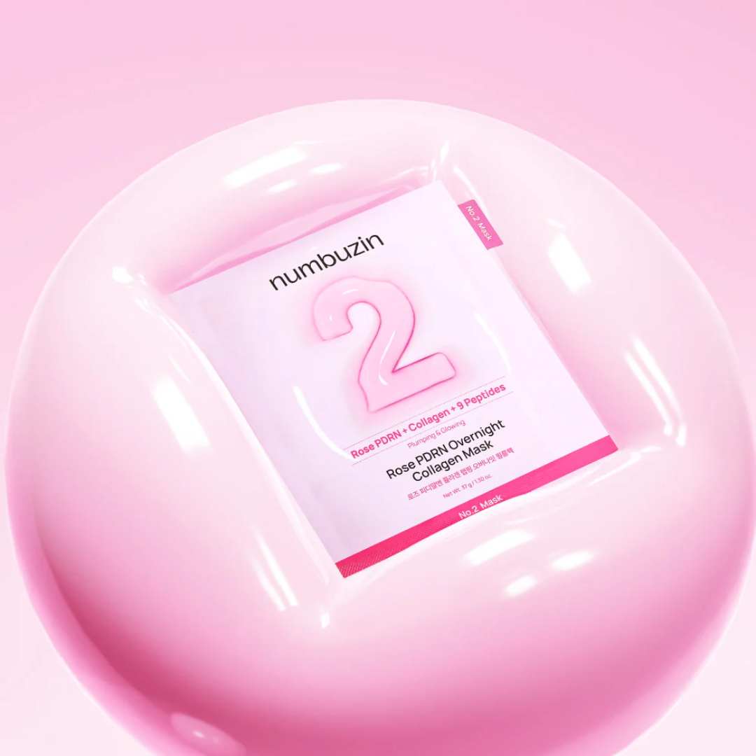 Sheet Mask - Numbuzin No.2 Rose PDRN Overnight Collagen Mask 1pc