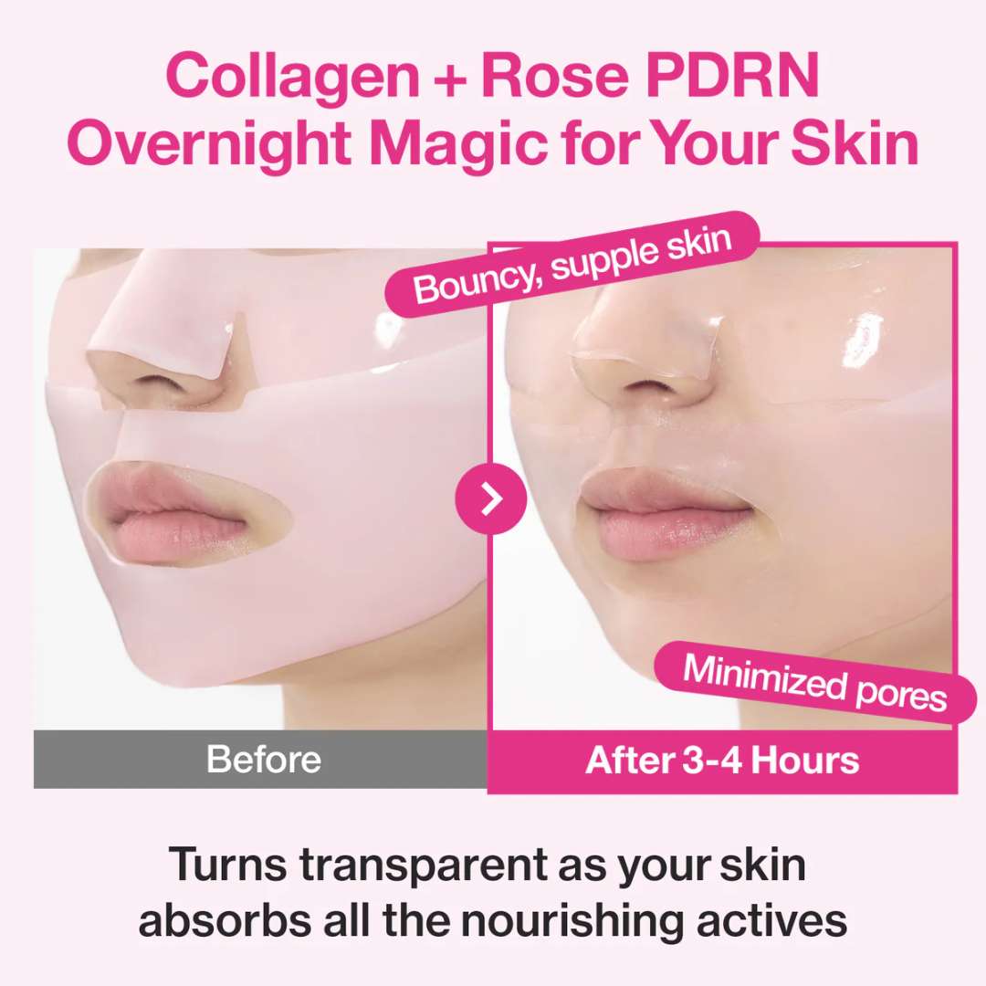 Sheet Mask - Numbuzin No.2 Rose PDRN Overnight Collagen Mask 1pc