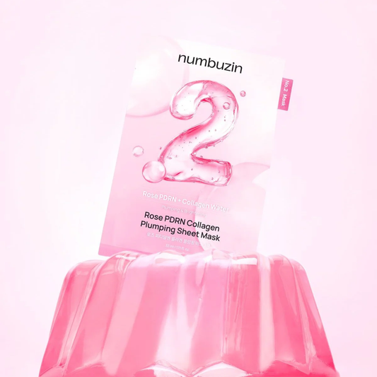 Sheet Mask - Numbuzin No.2 Rose PDRN Collagen Plumping Sheet Mask 1pc