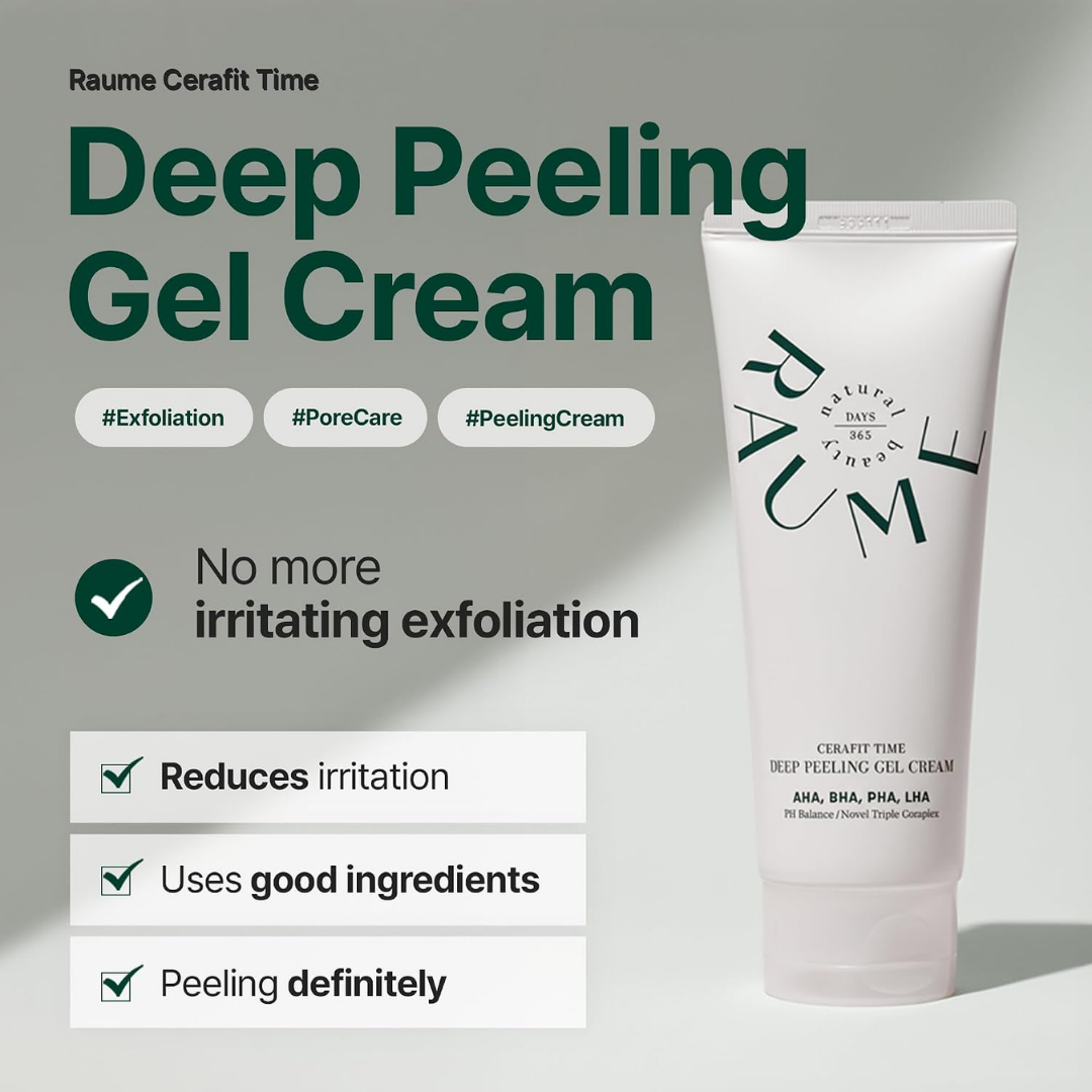 Exfoliator - Raume Cerafit Time Deep Peeling Gel Cream