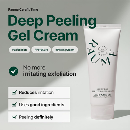 Exfoliator - Raume Cerafit Time Deep Peeling Gel Cream