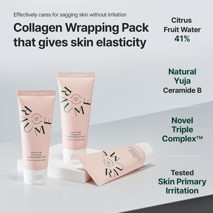 Mask - Raume Cerafit Time Collagen Yuja Wrapping Pack